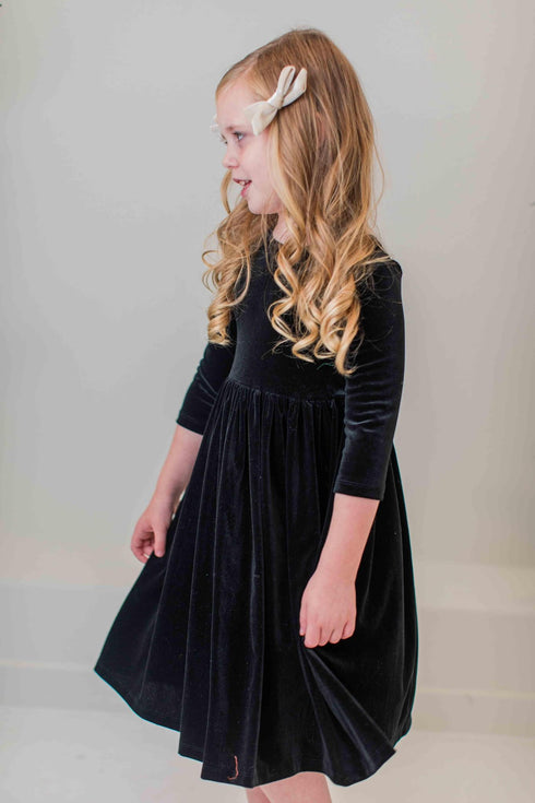 black-velvet-twirl-dress Mila &  Rose - Sophia's Style--4T--5